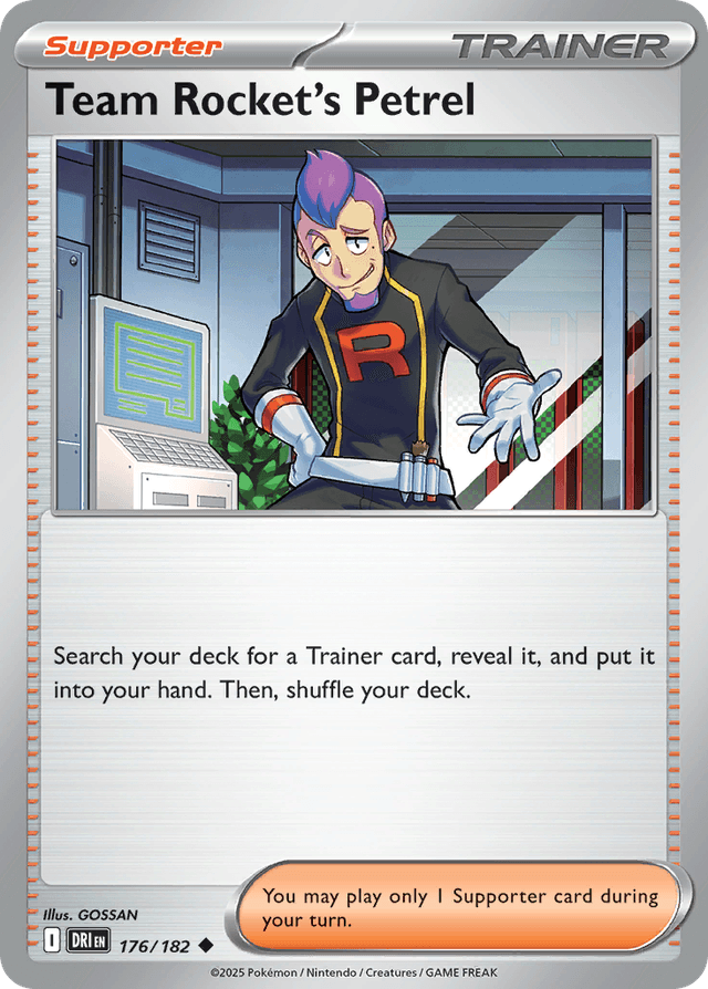 Team Rocket's Petrel — Destined Rivals #176