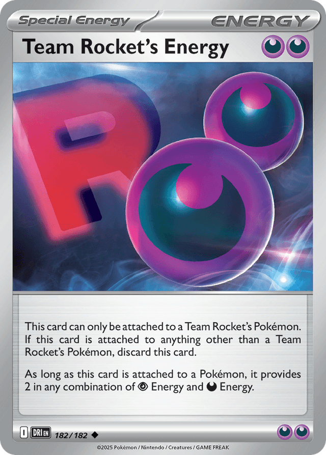 Team Rocket's Energy — Destined Rivals #182