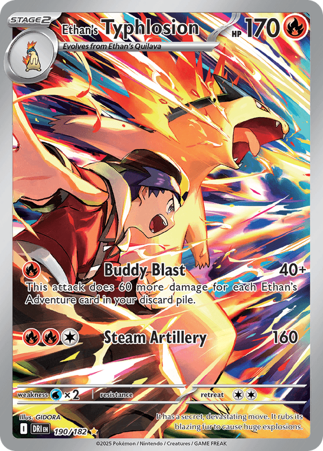 Ethan's Typhlosion — Destined Rivals #190