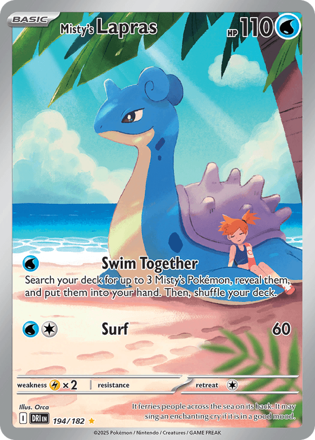 Misty's Lapras — Destined Rivals #194