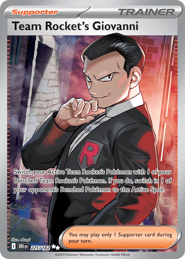 Team Rocket's Giovanni — Destined Rivals #225