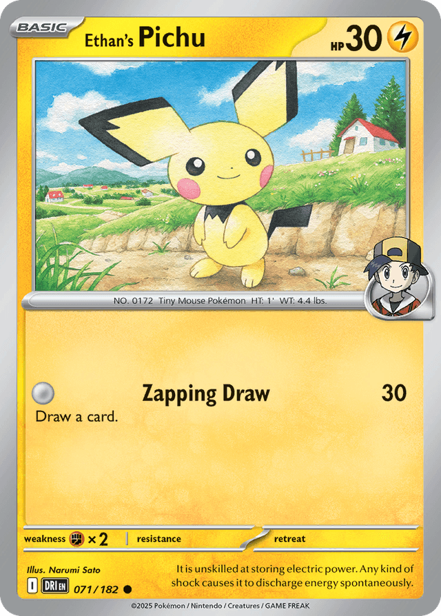 Ethan's Pichu — Destined Rivals #71