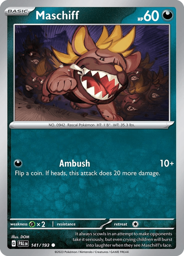 Maschiff — Paldea Evolved #141