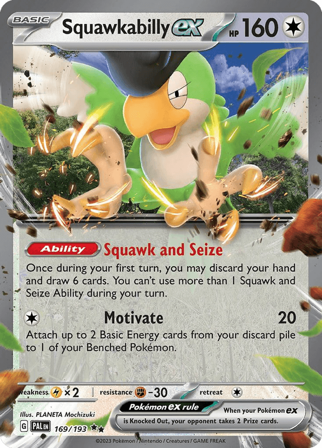 Squawkabilly ex — Paldea Evolved #169