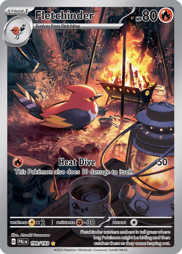 Fletchinder — Paldea Evolved #199