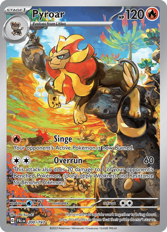 Pyroar — Paldea Evolved #200