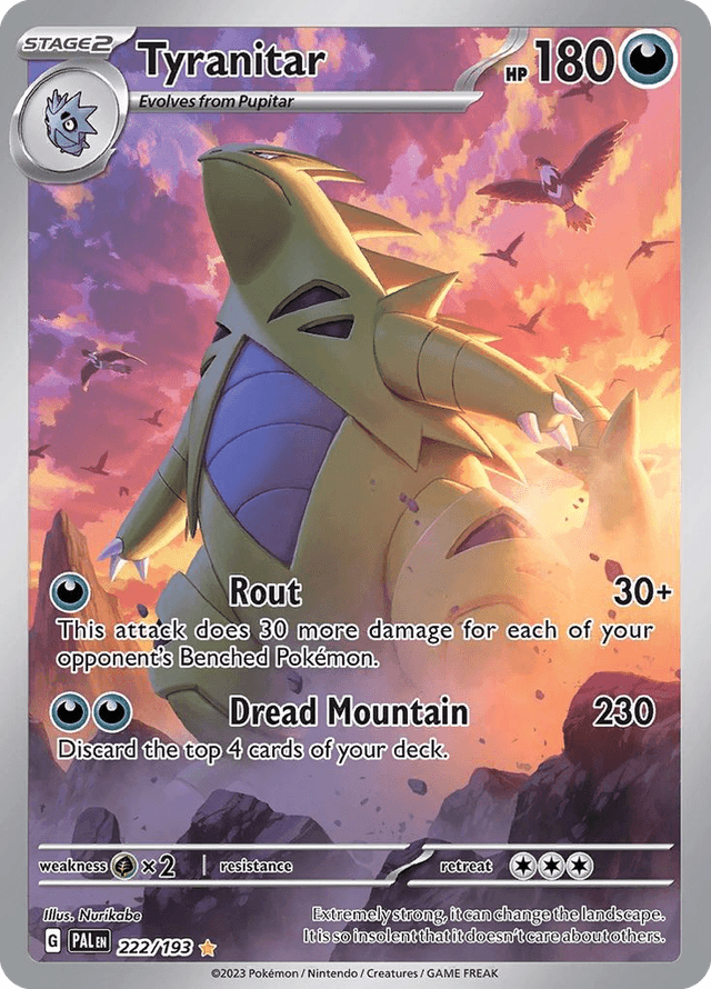 Tyranitar — Paldea Evolved #222