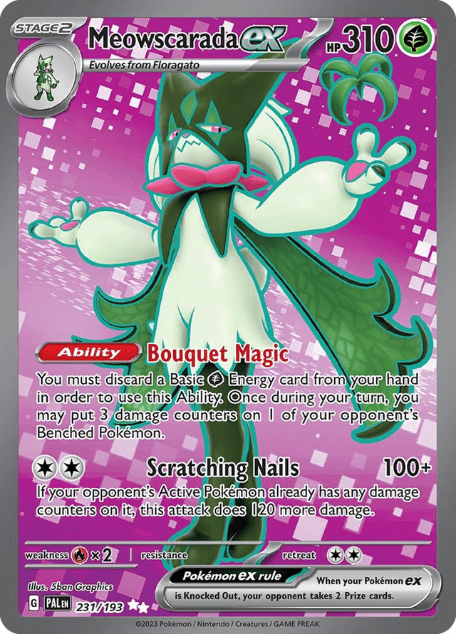 Meowscarada ex — Paldea Evolved #231