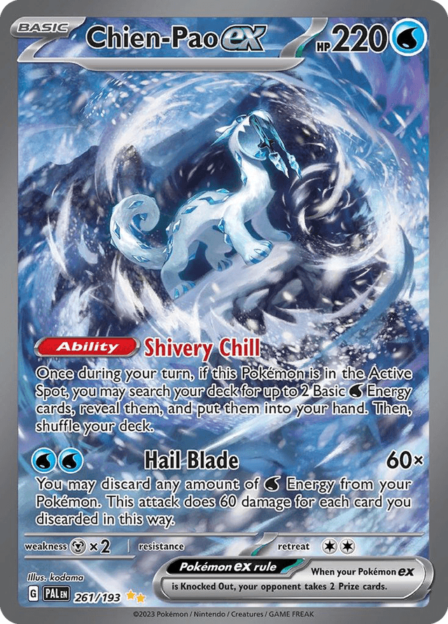 Chien-Pao ex — Paldea Evolved #261