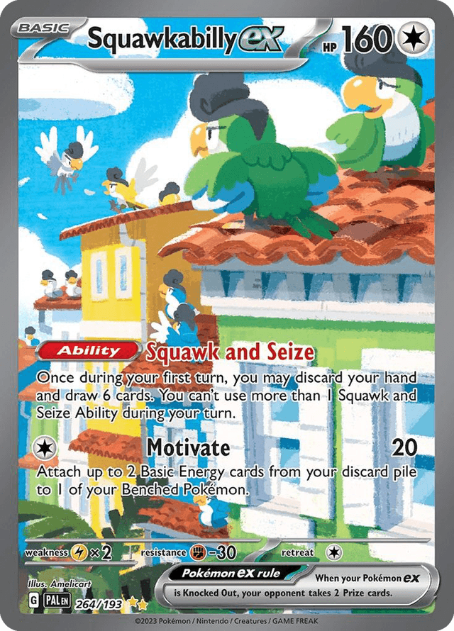 Squawkabilly ex — Paldea Evolved #264