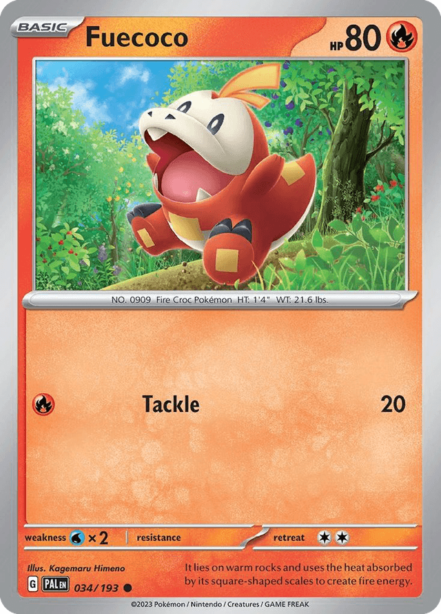 Fuecoco — Paldea Evolved #34