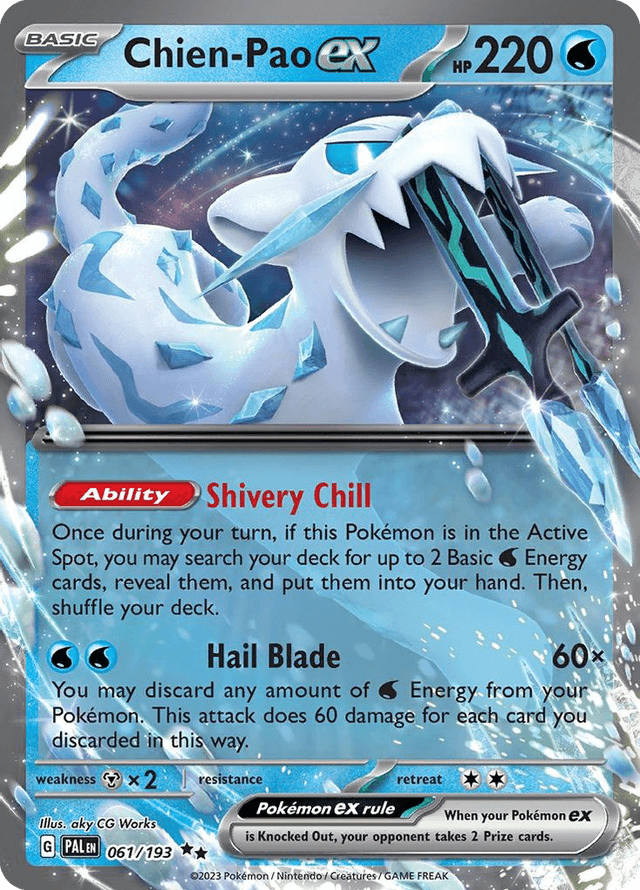 Chien-Pao ex — Paldea Evolved #61