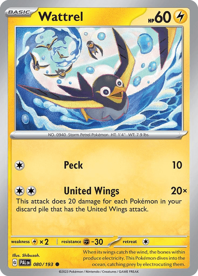 Wattrel — Paldea Evolved #80