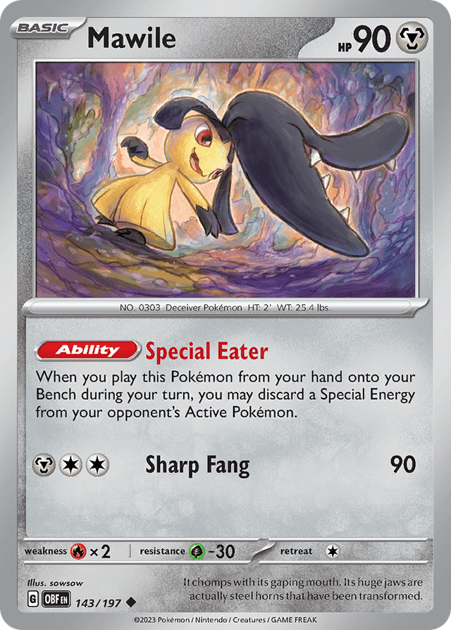 Mawile — Obsidian Flames #143