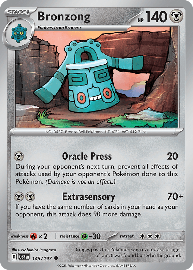 Bronzong — Obsidian Flames #145