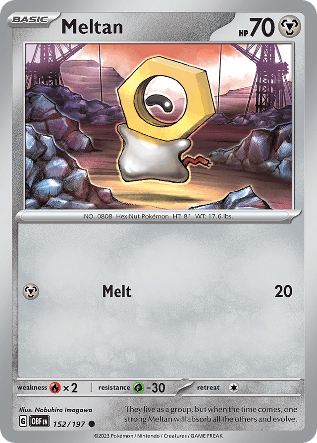 Meltan — Obsidian Flames #152