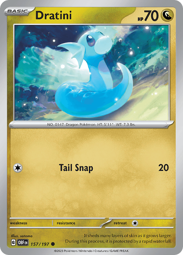 Dratini — Obsidian Flames #157