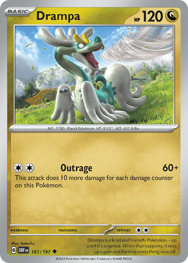 Drampa — Obsidian Flames #161