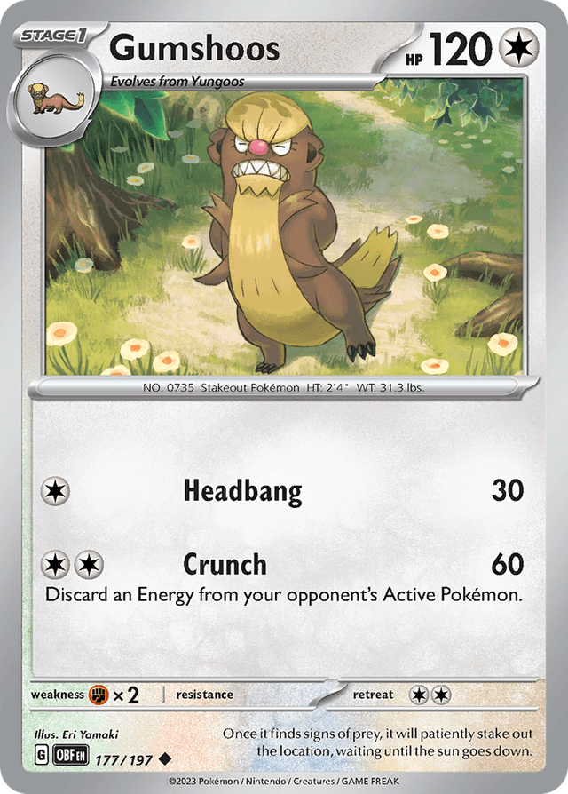 Gumshoos — Obsidian Flames #177
