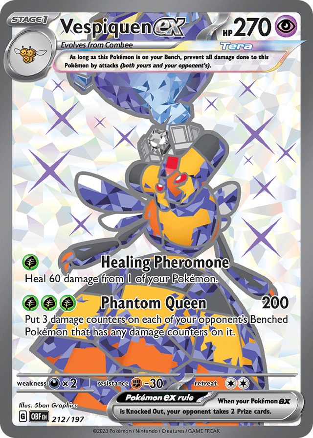 Vespiquen ex — Obsidian Flames #212