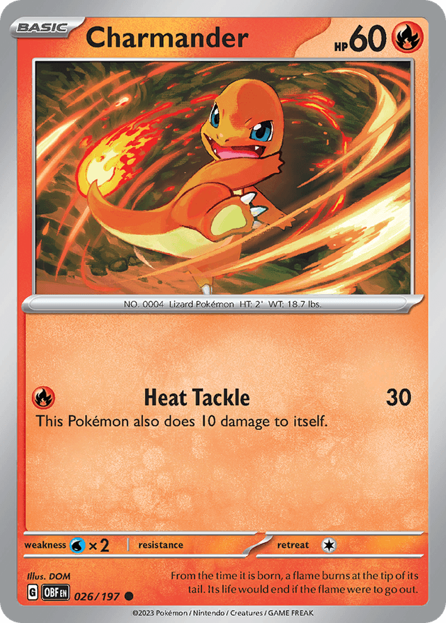 Charmander — Obsidian Flames #26
