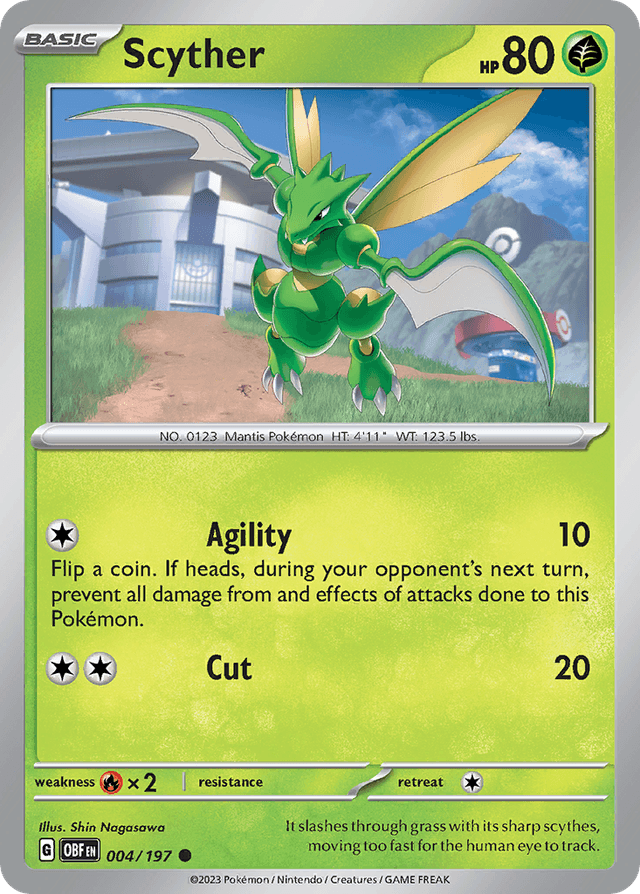 Scyther — Obsidian Flames #4