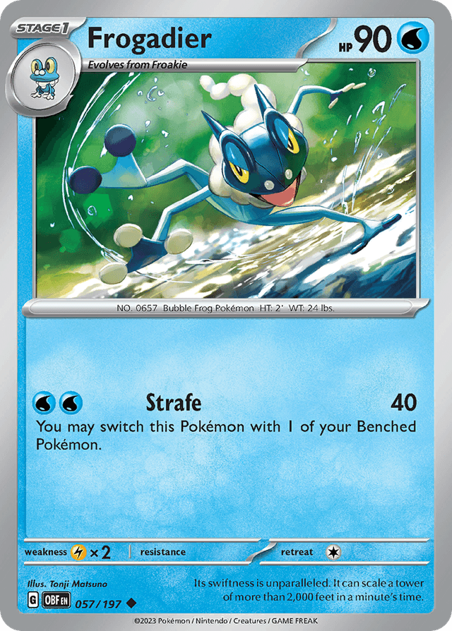 Frogadier — Obsidian Flames #57