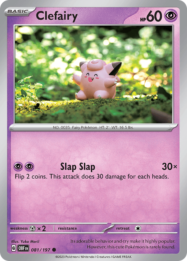 Clefairy — Obsidian Flames #81