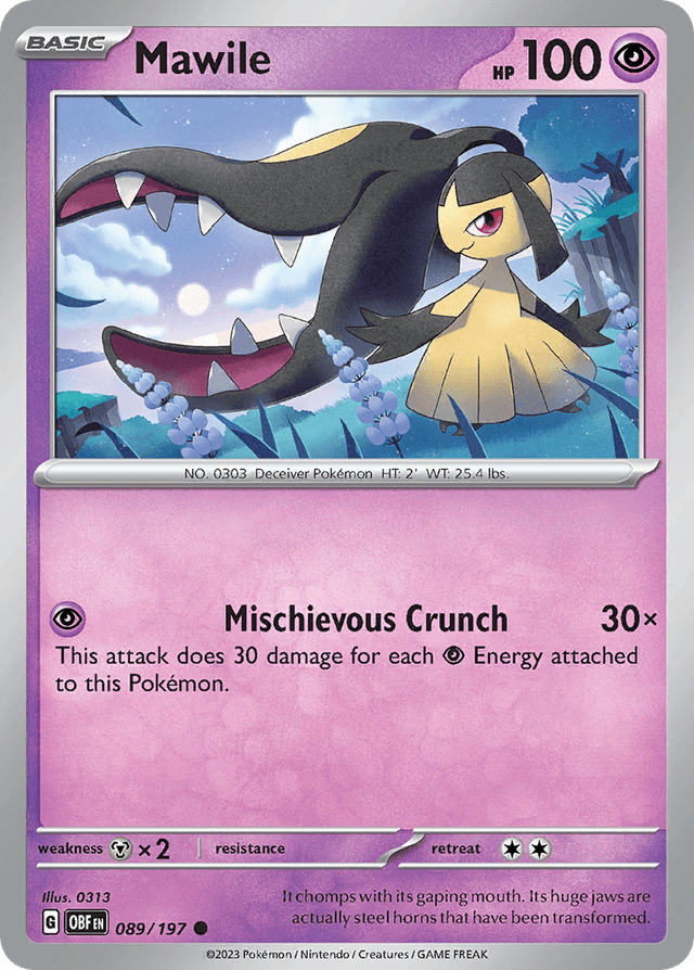Mawile — Obsidian Flames #89