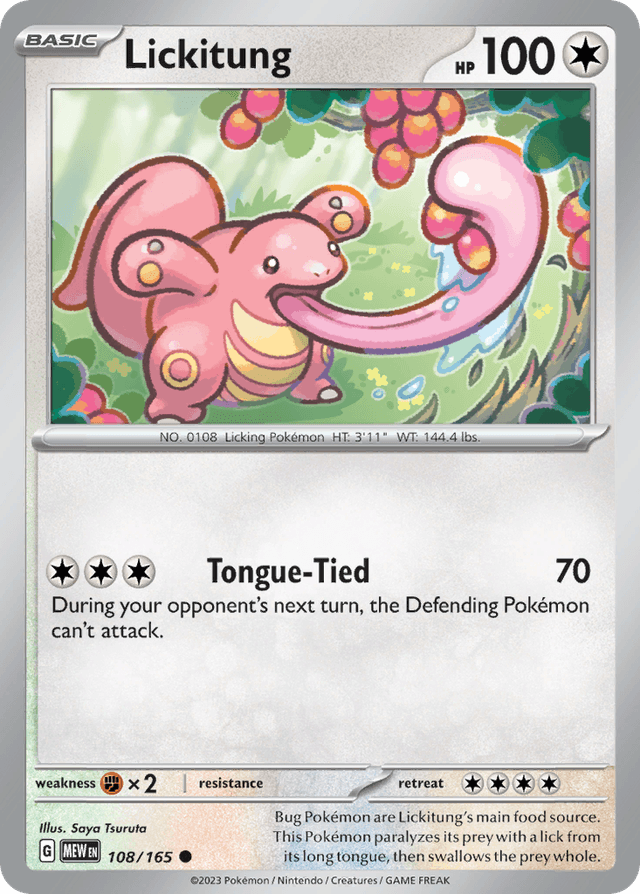 Lickitung — 151 #108