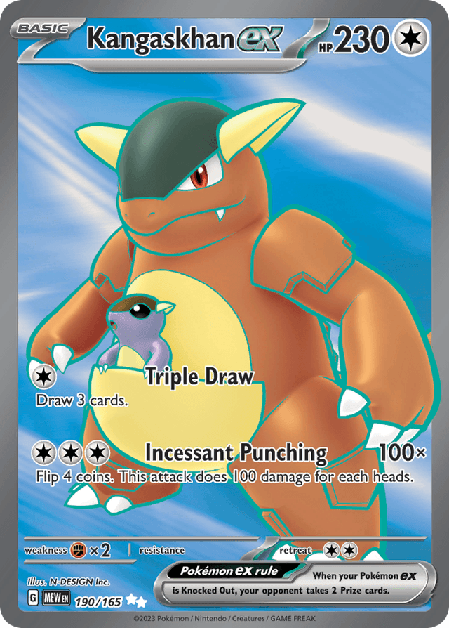 Kangaskhan ex — 151 #190