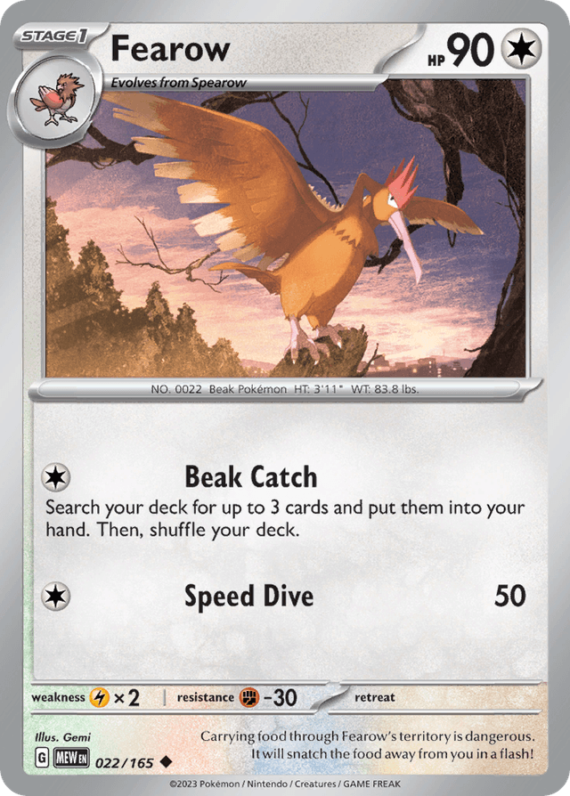 Fearow — 151 #22