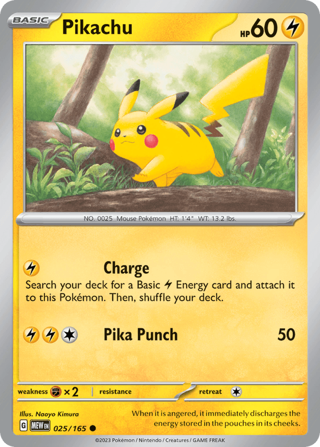 Pikachu — 151 #25