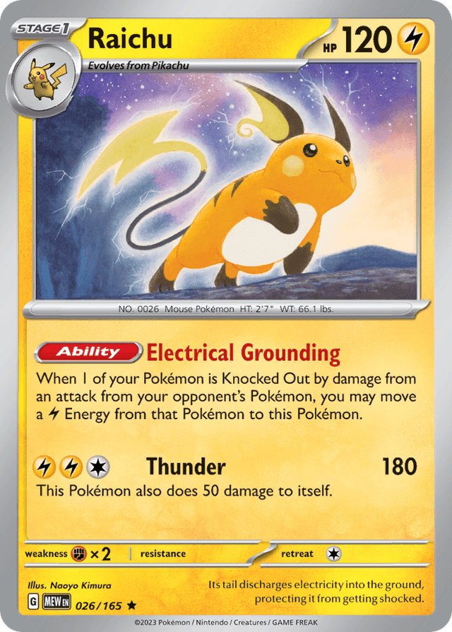 Raichu — 151 #26
