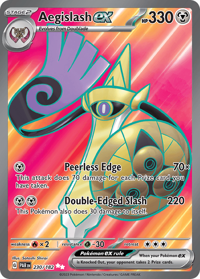 Aegislash ex — Paradox Rift #230