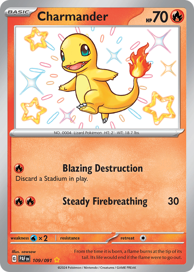 Charmander — Paldean Fates #109