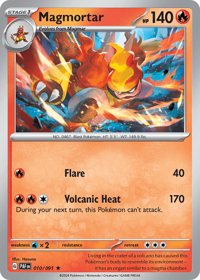 Magmortar — Paldean Fates #10