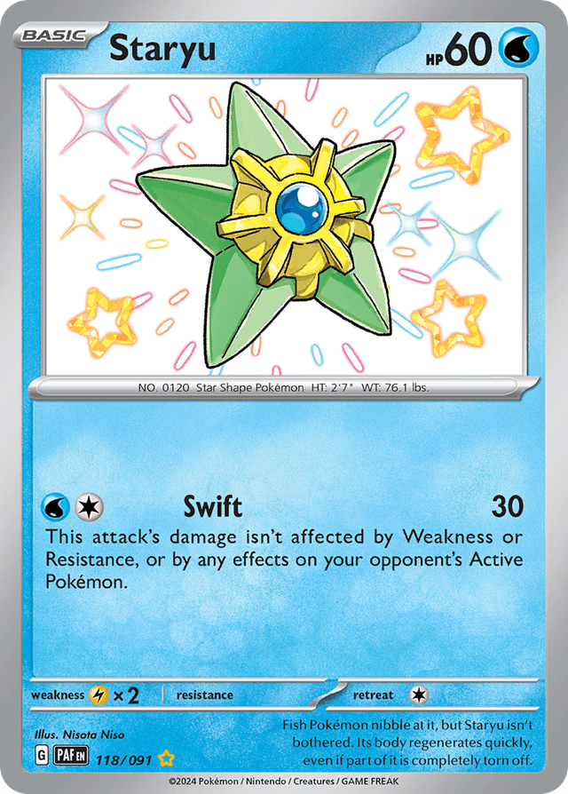 Staryu — Paldean Fates #118