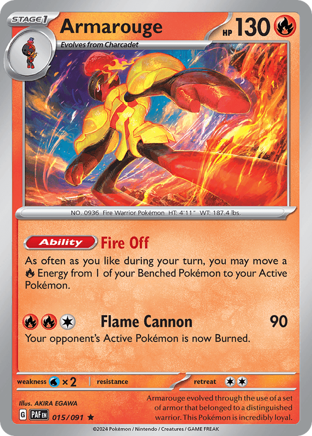 Armarouge — Paldean Fates #15