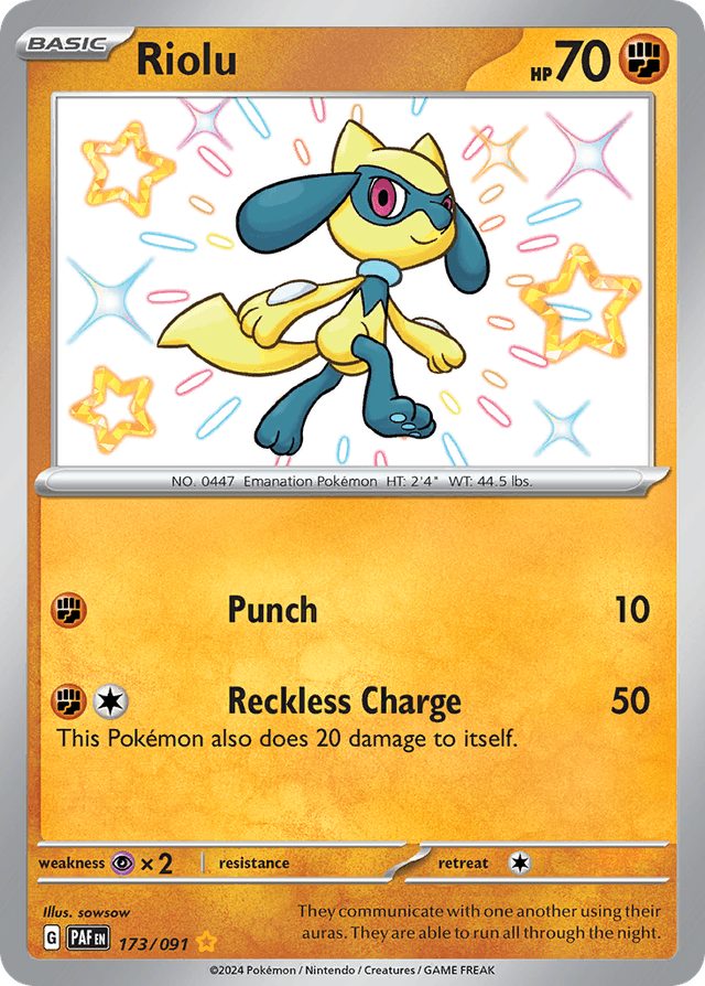 Riolu — Paldean Fates #173