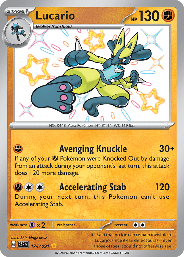 Lucario — Paldean Fates #174