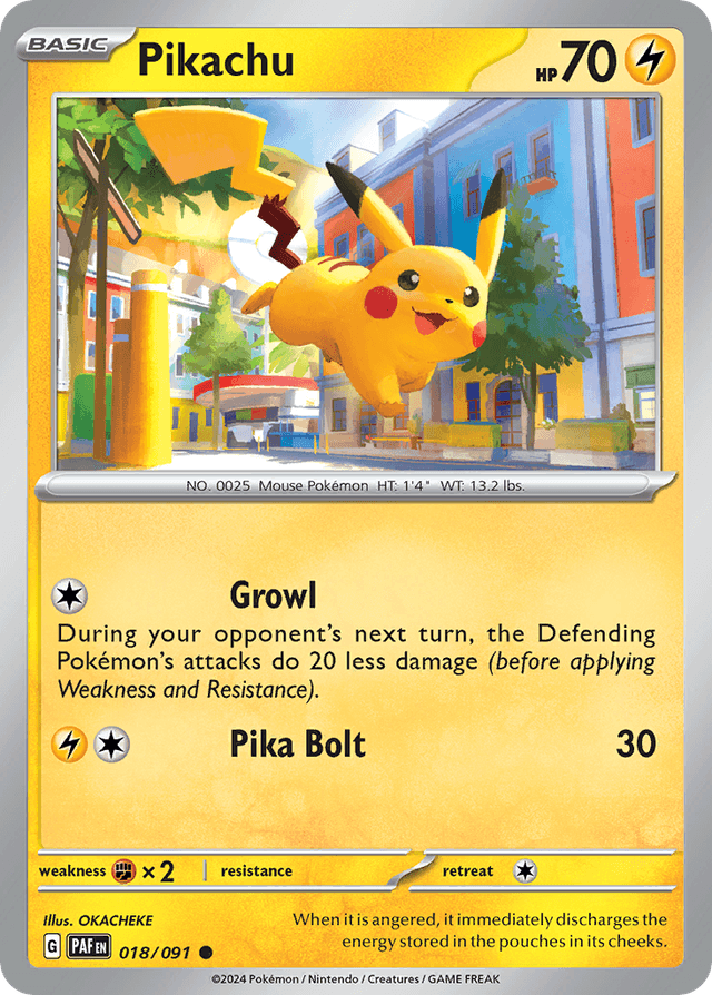 Pikachu — Paldean Fates #18