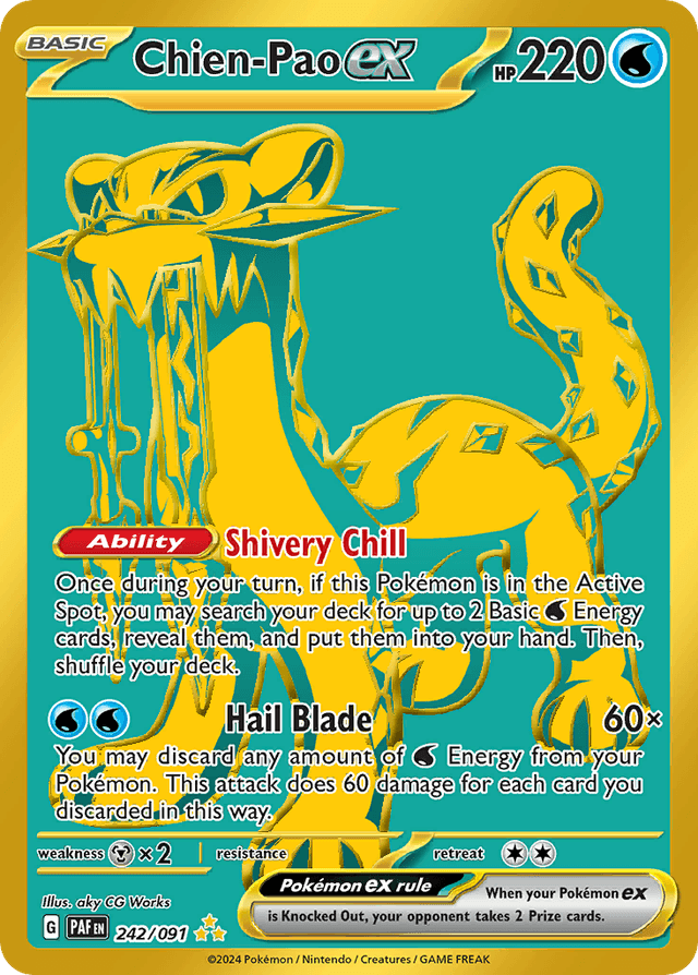 Chien-Pao ex — Paldean Fates #242
