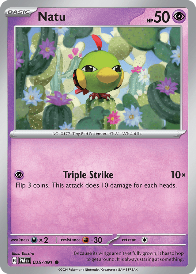Natu — Paldean Fates #25
