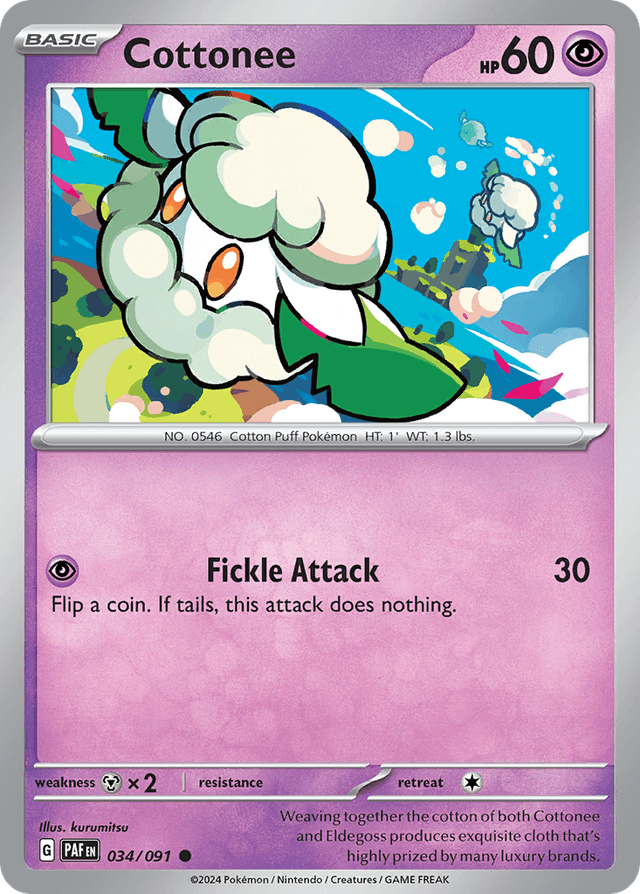 Cottonee — Paldean Fates #34