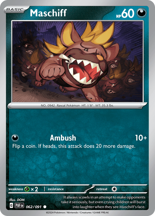 Maschiff — Paldean Fates #62