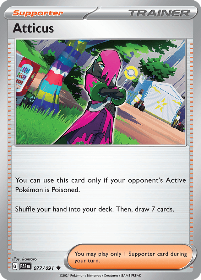 Atticus — Paldean Fates #77