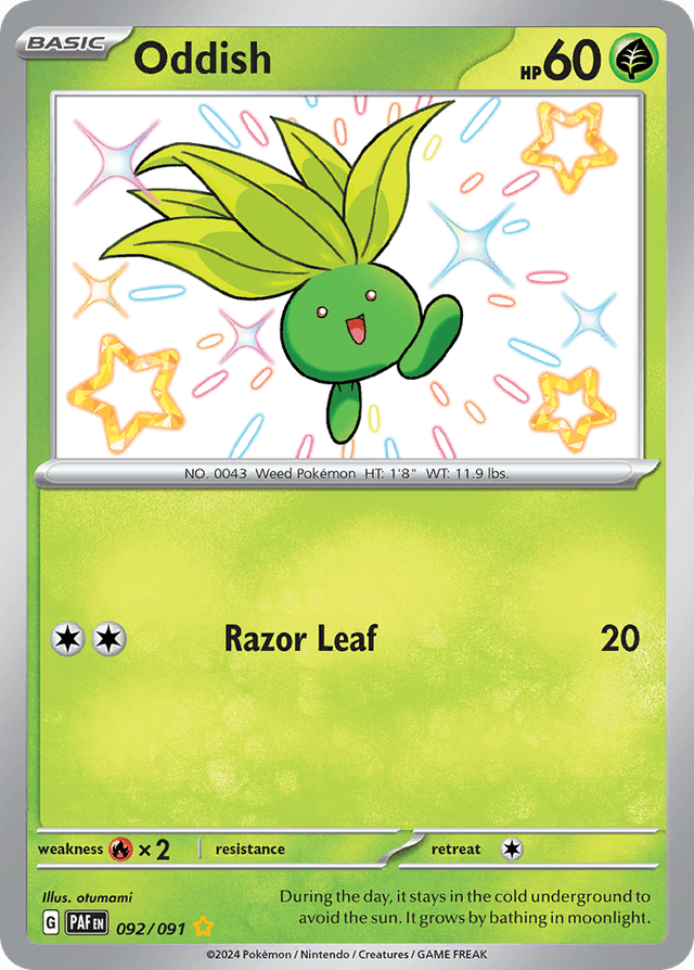 Oddish — Paldean Fates #92