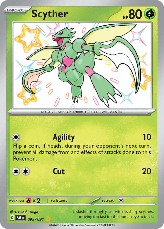 Scyther — Paldean Fates #95