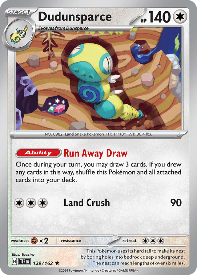 Dudunsparce — Temporal Forces #129